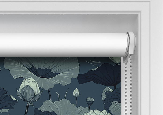 Lotus, Denim - Twist&Fit Roller Blind - Image 11